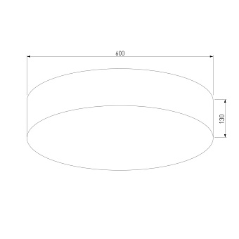 Светильник потолочный TK Lighting Rondo 1587 15Вт E27