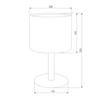 Настольная лампа TK Lighting Deva 5219 60Вт E27
