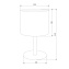 Настольная лампа TK Lighting Deva 5219 60Вт E27