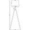 Торшер Maytoni Calvin Z177FL-01W 60Вт E27