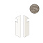 Плитка для ступеней Atlas Concord Италия Norde A586 Piombo Battiscopa Sag.Dx 7,2х30см 0,259кв.м. неполированная
