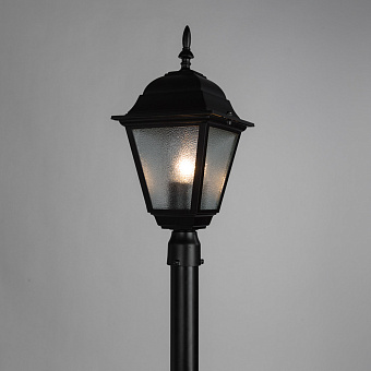 Светильник ландшафтный Arte Lamp BREMEN A1016PA-1BK 60Вт IP44 E27 чёрный