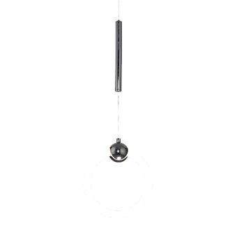 Светильник подвесной Eurosvet Rim 90165/1 черный жемчуг 10Вт LED