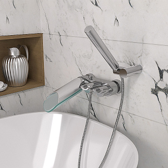 Смеситель для ванны Paini Morgana 73CR105VRKM хром