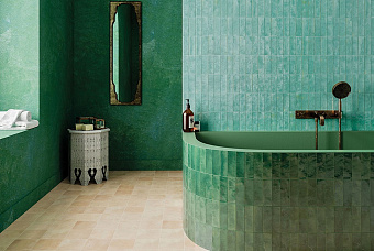 Полированный керамогранит WOW Bejmat 121737 Olive Gloss 15х5см 0,469кв.м.