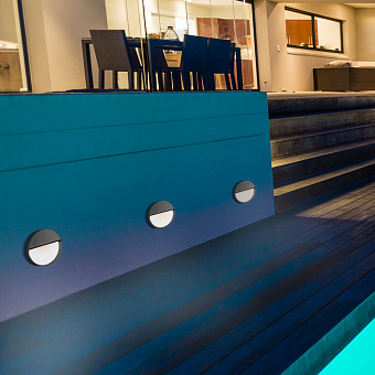 Светильник архитектурный Mantra BAKER 7013 3Вт IP54 LED тёмно-серый