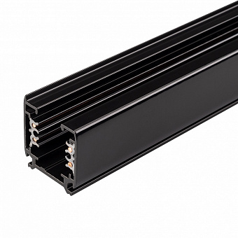 Шинопровод трёхфазный Arlight 028358(1) 1000мм чёрный для трековых светильников