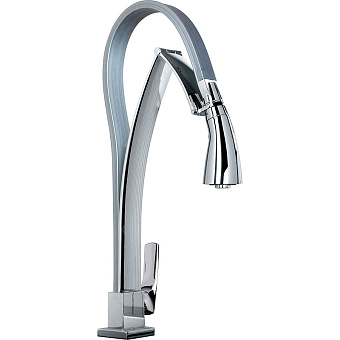 Смеситель для кухни Paini Hybrid HKCR557TKKM гибкий излив хром