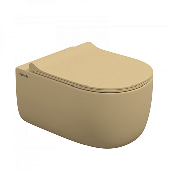 Унитаз подвесной BERGES EGO XL 083211 безободковый с микролифтом