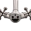 Смеситель для кухни Maxonor MN4119-5 поворотный излив хром