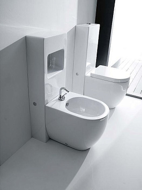 Биде напольное Kerasan Flo 312001*1