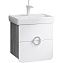 Тумба с раковиной AQWELLA Alicante Alic.01.05/Gray 37х55х58см