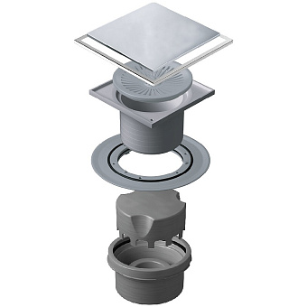 Душевой трап Pestan 13702561 15х15см вертикальный сток