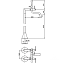 Смеситель для ванны Cisal Cherie CF0042006T хром