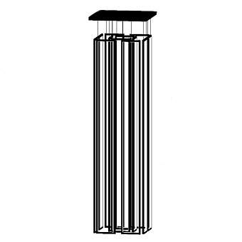 Светильник подвесной ImperiumLOFT Arisaig 208865-23 425Вт LED