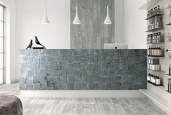 Настенная плитка WOW ENSO 120842 Blue 12,5х12,5см 0,556кв.м. глянцевая