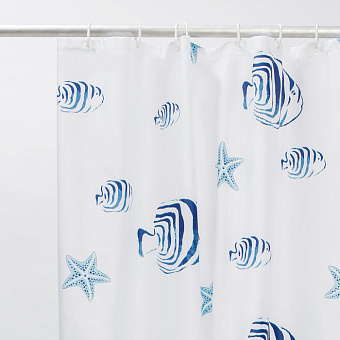 Шторка для ванной IDDIS Basic B47P218i11 180х180см белый