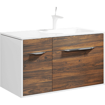 Тумба с раковиной AQWELLA Malaga Mal.01.09/R/CD 45х91,5х50,5см