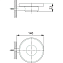 Мыльница Cisal System SY09060021 хром