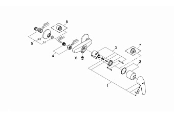 Смеситель для душа GROHE Euroeco 32740000 хром