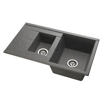Мойка кухонная Акватон Делия 1A716232DE230 78,7х51см серый