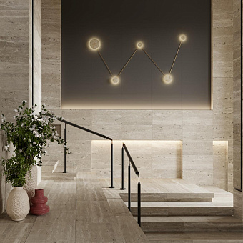 Светильник настенный Odeon TRAVERTINO 6625/25WL 24Вт LED