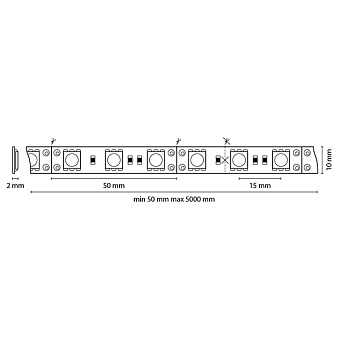 Светодиодная лента Lightstar 400054 14,4Вт/м 1000мм IP20 нейтральный белый свет
