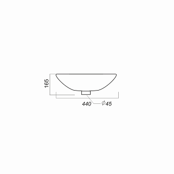 Раковина угловая SANITA LUXE Веер VERSAWB01 44х40,5см