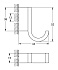 Крючок GROHE Selection 41039DL0 бронза