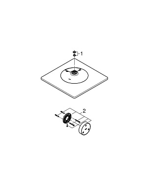 Верхний душ GROHE Rainshower 310 SmartConnect 26643000 хром