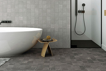 Матовый керамогранит WOW Gea 120286 Grey 12,1х12,1см 0,542кв.м.