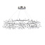 Люстра подвесная ST Luce RAFINA SL379.103.216 108Вт 216 лампочек LED