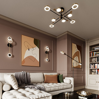 Торшер Odeon DENZEL 4321/20FL 20Вт LED