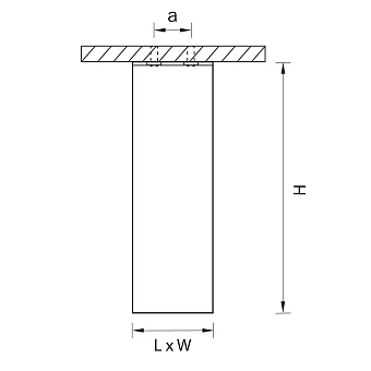 Светильник потолочный Lightstar RULLO 216396 50Вт GU10