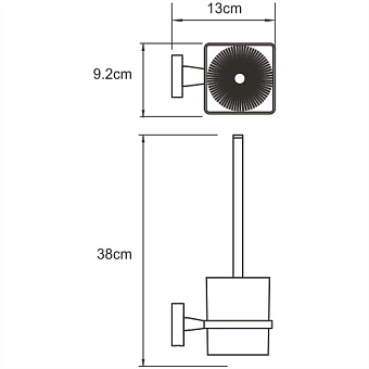 Ёршик WASSERKRAFT Dill K-3900 K-3927 хром