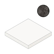 Плитка для ступеней Atlas Concord Италия Marvel Edge AFC1 Absolute Brown Scalino Angolare SX 33х33см 0,109кв.м. матовая