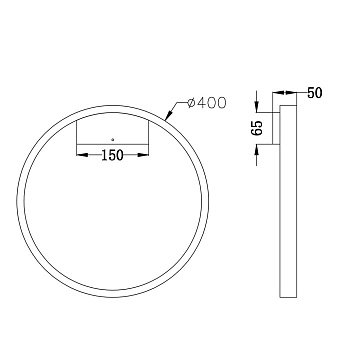 Бра Maytoni Rim MOD058WL-L25BS4K 25Вт LED