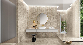 Полированный керамогранит FAP CERAMICHE Kamu fPCI White Brillante 90х90см 1,62кв.м.
