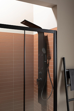 Душевая дверь AQUANET Pleasure 273600 200х162см стекло прозрачное