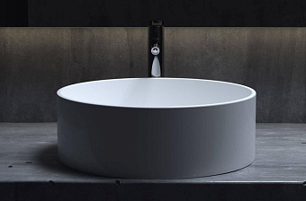 Раковина накладная SALINI ARMONIA 130112GRH S-Sense глянцевая 45х45см
