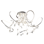 Светильник потолочный Eurosvet Irvine 90106/7 хром 97Вт LED