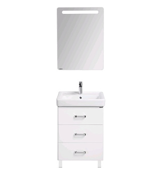 Шкаф зеркальный Акватон АМЕРИНА 1A135302AM01R 14х60,6х81см с подсветкой