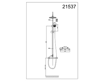 Душевая система D&K BayernPotsdam DA2153701B07 хром