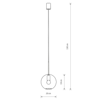 Светильник подвесной Nowodvorski Sphere M 7848 40Вт E27