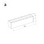 Магнитный трековый светильник Arlight Mag-Dots-25 034211 30Вт LED чёрный