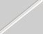Магнитный трек Ambrella GV1001 1000мм белый