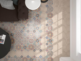 Декор KERAMA MARAZZI Паласио VT\A57\1266H голубой 9,9х9,9см 0,294кв.м.
