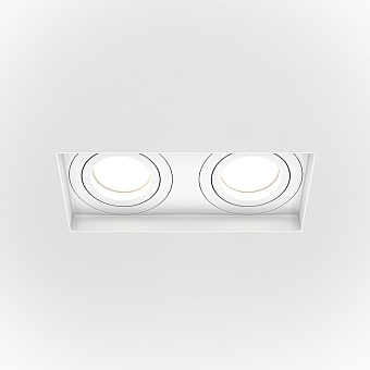 Светильник точечный встраиваемый Maytoni Atom DL003-02-W 50Вт GU10