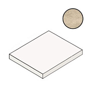 Плитка для ступеней Atlas Concord Италия Lims A3N0 Grey Scalino Angolare 33х33см 0,109кв.м. неполированная
