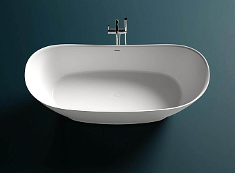 Ванна каменная SALINI NOEMI 101722MRH S-Stone матовая 170х75см отдельностоящая